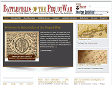 Tablet Screenshot of pequotwar.org